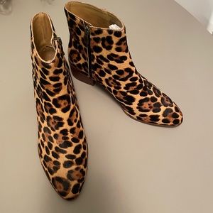 Jcrew Walker Calf Hair booties